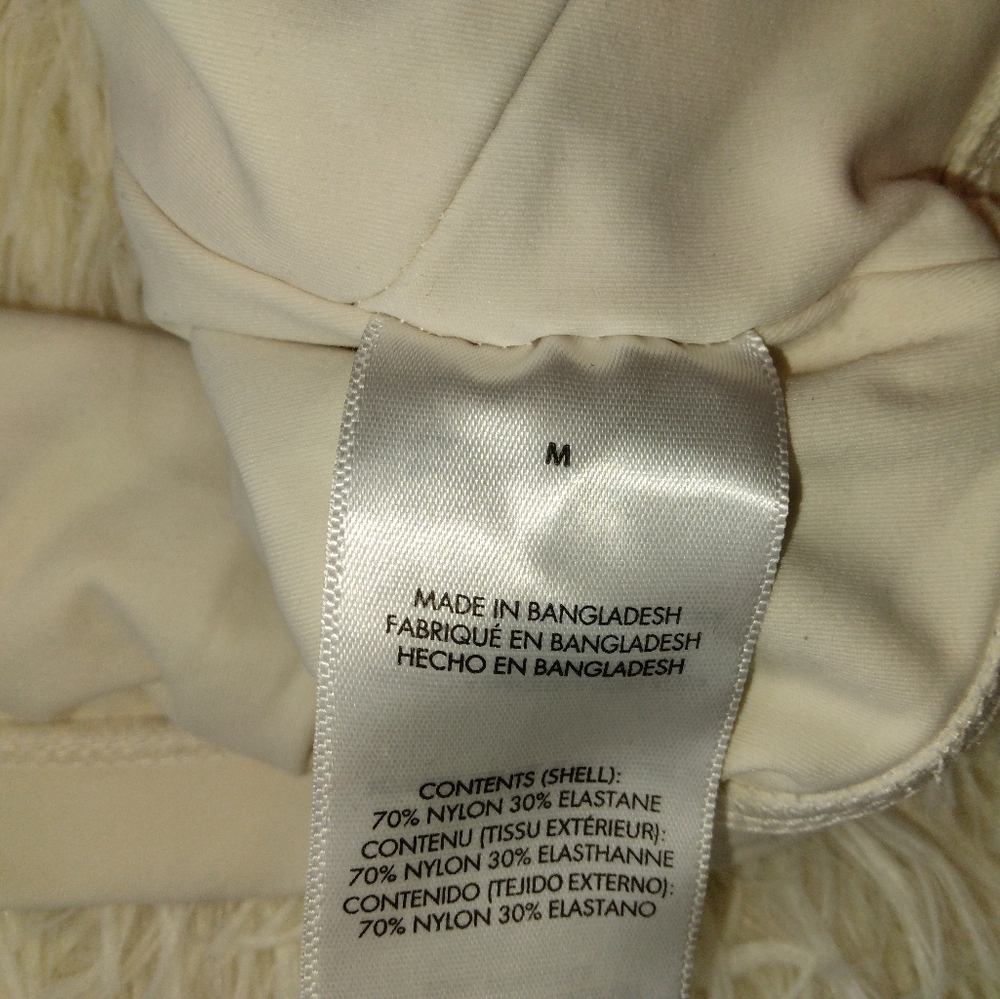 WeWoreWhat Corset Top Off White Black Size M - Picture 7 of 7